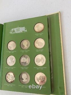 First Ladies of the White House, Franklin Mint, 40 Silver Proof Medals with COA