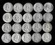 Franklin Half Dollar Roll (20 Coins) 90% Silver (1948-63) Lot A38