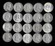 Franklin Half Dollar Roll (20 Coins) 90% Silver (1948-63) Lot B37
