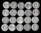 Franklin Half Dollar Roll (20 Coins) 90% Silver (1950-63) Lot B56
