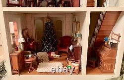 Franklin MInt Doll House Memories of Christmas by Norman Rockwell