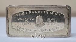 Franklin Mint 1000 Grain Sterling Silver Bar Merchants National Bank Mobile AL