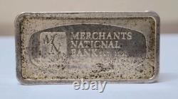 Franklin Mint 1000 Grain Sterling Silver Bar Merchants National Bank Mobile AL