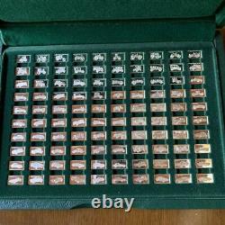 Franklin Mint 100 cars Sterling silver miniature collection 1885 Benz Collection