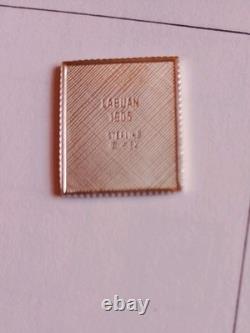 Franklin Mint 100 greatest Mini Stamps of the world Sterling. 925 FREE S&H