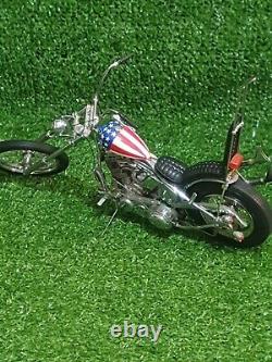 Franklin Mint 110 1969 Harley Davidson Easy Rider Chopper Captain America Bike