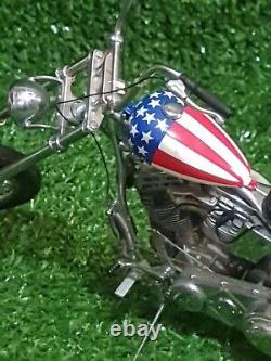 Franklin Mint 110 1969 Harley Davidson Easy Rider Chopper Captain America Bike