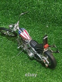 Franklin Mint 110 1969 Harley Davidson Easy Rider Chopper Captain America Bike