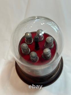 Franklin Mint 13 Colonies Sterling Silver Thimble Set in Display Case