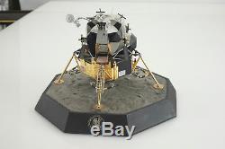 Franklin Mint 148 Scale APOLLO 11 Lunar Module withMoon Landing Base SIlver Coin