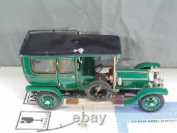 Franklin Mint 1907 Rolls Royce Silver Ghost 1/24 Green Diecast Touring Sedan Box