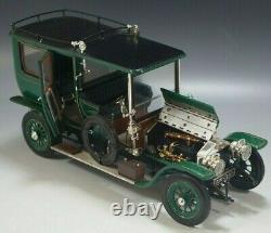 Franklin Mint 1907 Rolls Royce Silver Ghost Die-cast Rare 124 Scale With Box