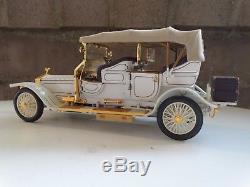 Franklin Mint 1911 Rolls-Royce Tourer Silver Ghost 124 Scale Diecast Model Car