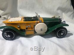 Franklin Mint 1914 Rolls Royce Silver Ghost 124 serpent head horn intact