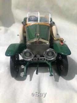 Franklin Mint 1914 Rolls Royce Silver Ghost 124 serpent head horn intact