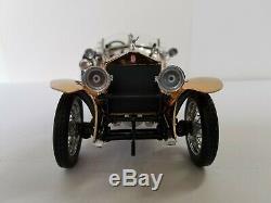 Franklin Mint 1921 Rolls Royce Silver Ghost Copper 124 B20UX56 Die Cast Replica