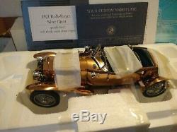 Franklin Mint 1921 Rolls Royce Silver Ghost Copper 124, B20UX56 with Box, PERFECT