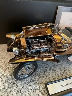 Franklin Mint 1921 Rolls Royce Silver Ghost Copper 124 Scale