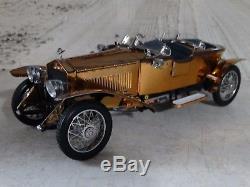 Franklin Mint 1921 Rolls-Royce Silver Ghost Copper 124 Scale Diecast Metal Car