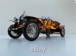 Franklin Mint 1921 Rolls Royce Silver Ghost Copper 124 Scale Diecast New