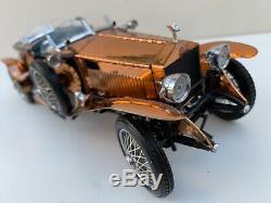 Franklin Mint 1921 Rolls Royce Silver Ghost Copper 124 Scale Diecast New