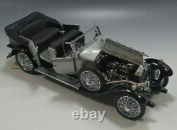 Franklin Mint 1925 Rolls Royce Silver Ghost Car Die Cast 124 Scale Coa