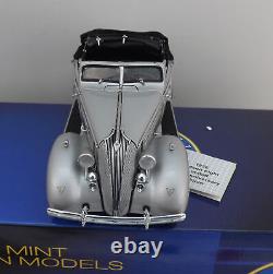 Franklin Mint 1936 Hudson Eight Limited 25th Anniversary Edition Silver 1/24 Car