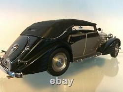 Franklin Mint 1939 Maybach Zeppelin 124 Diecast Model Car Black/Silver NIB