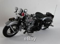 Franklin Mint 1948 Harley Davidson Panhead Police Bike 110 Diecast Motorcycle