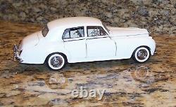 Franklin Mint 1955 Rolls Royce Silver Cloud I White Wedding Ltd Ed Diecast Model