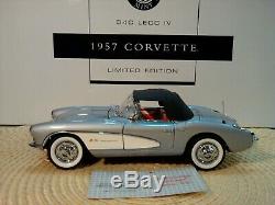 Franklin Mint 1957 Corvette. 124. Rare D4c Le Of 999. Mint In Box. Fiberglass