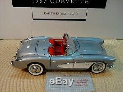 Franklin Mint 1957 Corvette. 124. Rare D4c Le Of 999. Mint In Box. Fiberglass