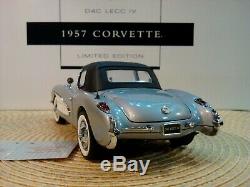 Franklin Mint 1957 Corvette. 124. Rare D4c Le Of 999. Mint In Box. Fiberglass