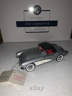 Franklin Mint 1957 Corvette D4C LECC IV Fiberglass Silver Limited Edition
