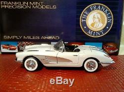 Franklin Mint 1958 Chevy Corvette. 124. Rare Le. Nos. Undisplayed. Pristine