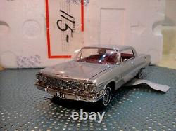 Franklin Mint 1963 Chevy Impala Ss 409. Rare Coupe. Mint In Foam Shell. Sweet