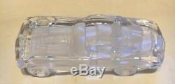 Franklin Mint 1963 Crystal Glass Chevrolet Corvette Model, 124 Scale