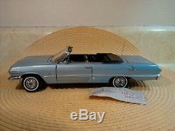 Franklin Mint 1963 Impala Ss. 124. Rare Conv. Mint In Foam. Undisplayed