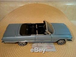 Franklin Mint 1963 Impala Ss. 124. Rare Conv. Mint In Foam. Undisplayed