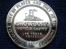Franklin Mint 1965 Pure Silver Proof SHOWBOAT Hotel & Casino LV NV $1 Token