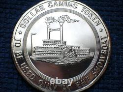 Franklin Mint 1965 Pure Silver Proof SHOWBOAT Hotel & Casino LV NV $1 Token
