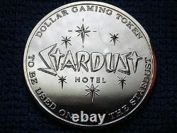 Franklin Mint 1965 Pure Silver Proof STARDUST Hotel Las Vegas NV $1 Token