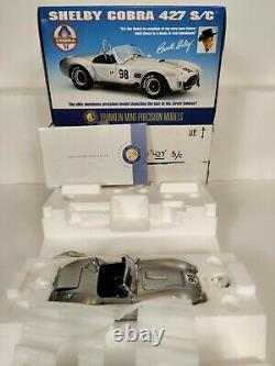 Franklin Mint 1966 Shelby Cobra 427 S/C in Aluminum 1/24 Scale New In Box