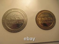 Franklin Mint 1967 Series Group 11 Gaming Tokens, Bonanza Hotel 1 Silver