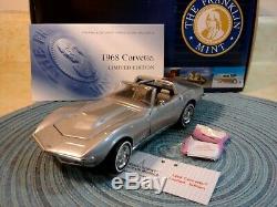 Franklin Mint 1968 Chevy Corvette. 124. Rare Le. Nib. Docs. Perfect 427. New