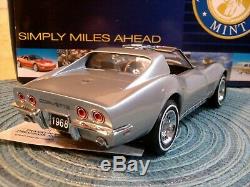 Franklin Mint 1968 Chevy Corvette. 124. Rare Le. Nib. Docs. Perfect 427. New