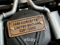 Franklin Mint 1968 Chevy Corvette 427 Limited Edition 124 Silver Diecast Car
