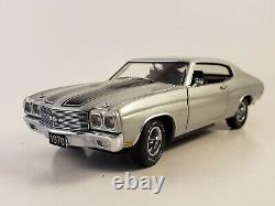 Franklin Mint 1970 Chevrolet Chevelle SS 454 CORTEZ SILVER #1 of 250 124