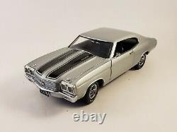 Franklin Mint 1970 Chevrolet Chevelle SS 454 CORTEZ SILVER #1 of 250 124