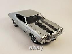 Franklin Mint 1970 Chevrolet Chevelle SS 454 CORTEZ SILVER #1 of 250 124